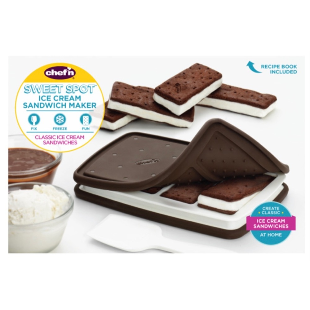 *Never Opened* Chef'n Sweet Spot Ice Cream Sandwich Maker in Black